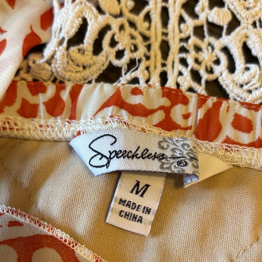 Speechless Dress with Geometric Pattern Medium - Picture 2 of 8